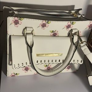 BETSY JOHNSON FULL BLOOM SATCHEL BAG